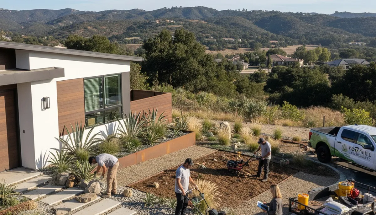 Landscaping services in Orange County, CA for residential and commercial properties