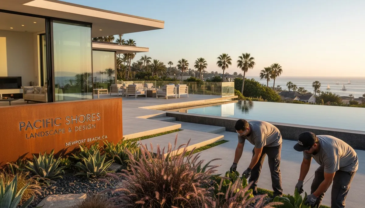 Landscaping service in Orange County, CA for residential and commercial outdoor maintenance