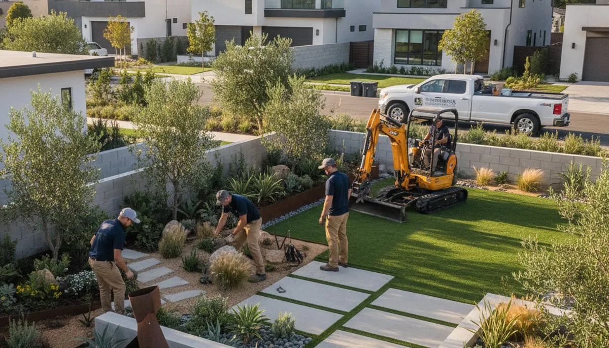 Orange County, CA landscaping service for residential and commercial outdoor maintenance